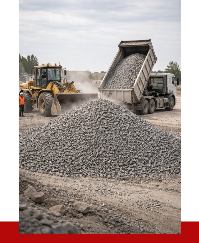 Купить щебень с доставкой в Красногорске от 2540 руб. | ПРОНЕРУДКрр