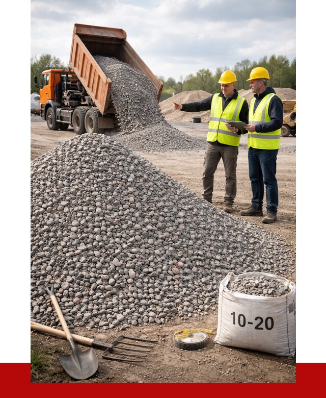 Гранитный щебень фракция 10-20 в Красногорске от 4268 руб.|ПРОНЕРУДКрр