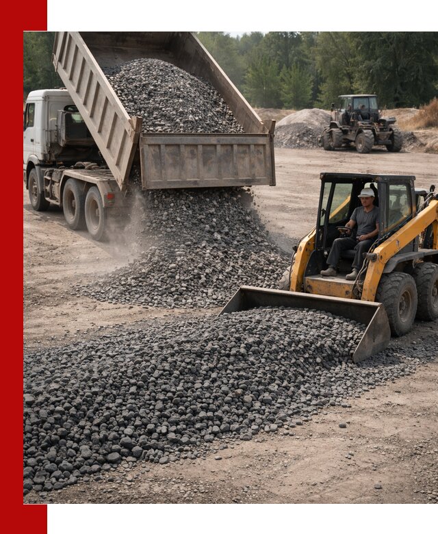 Гранитный щебень фракция 40-70 с доставкой в Красногорске