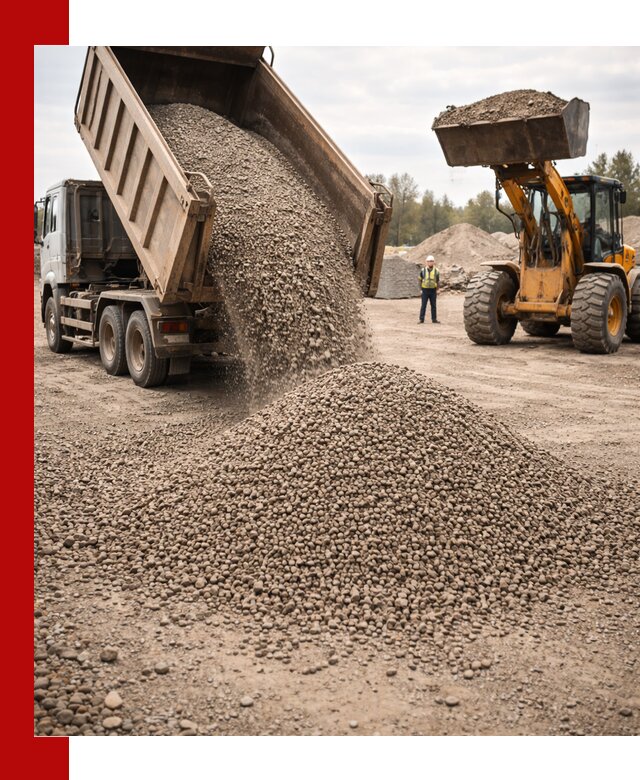 Гравийный щебень фракция 3–10 с доставкой в Красногорске