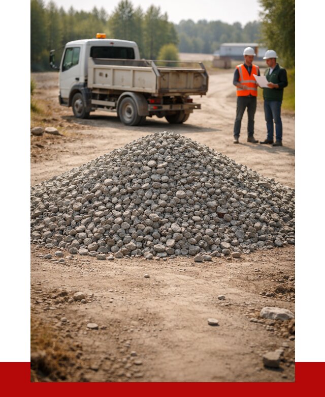 Гравийный щебень фракция 20-40 в Красногорске от 1219 р. | ПРОНЕРУДКрр