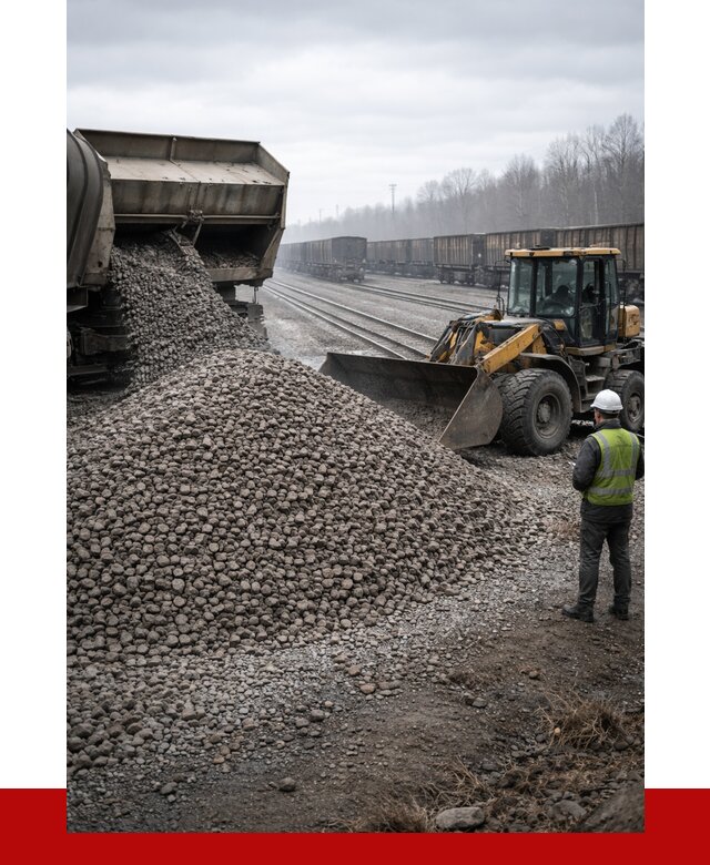Купить железнодорожный щебень в Красногорске от 2845 р. | ПРОНЕРУДКрр