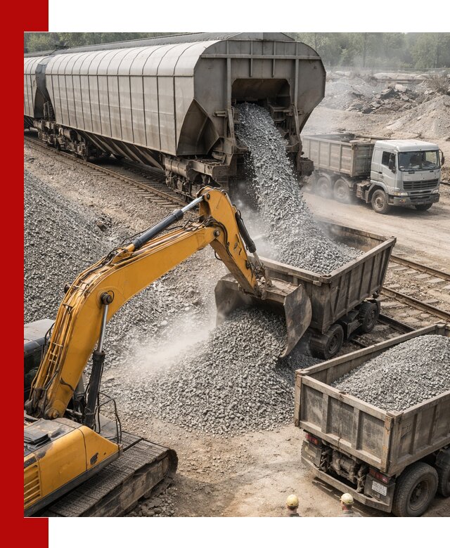 Доставка железнодорожного щебня в Красногорске крупными партиями быстрого отгруза