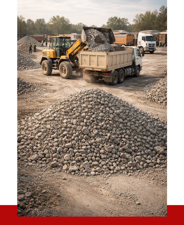 Вторичный щебень фракция 40-70 в Красногорске от 1768 р, ПРОНЕРУДКрр