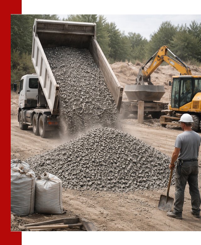 Доставка и продажа бетонного щебня в Красногорске