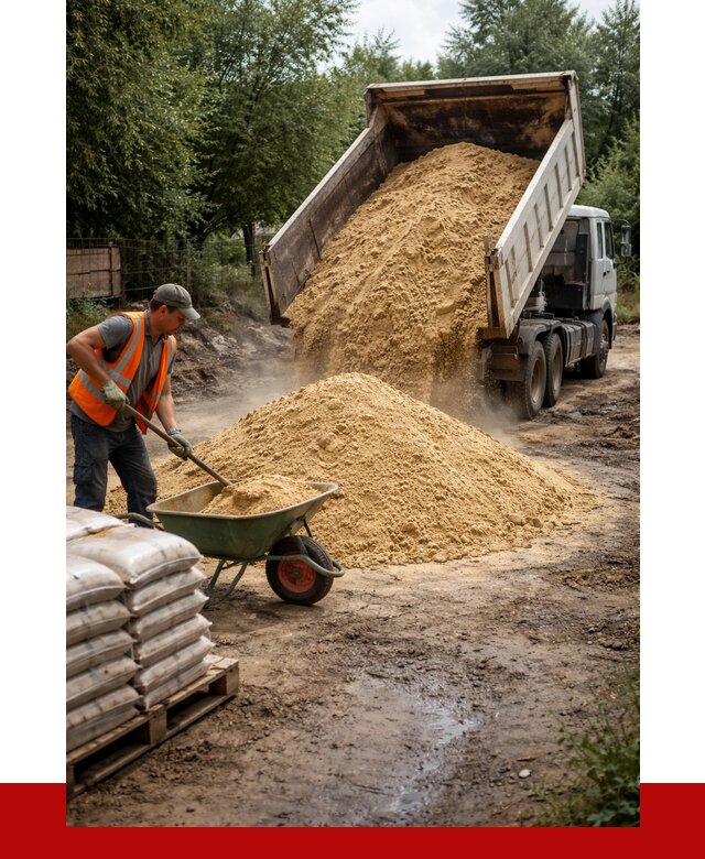 Купить песок с доставкой в Красногорске от 1829 р. | ПРОНЕРУДКрр