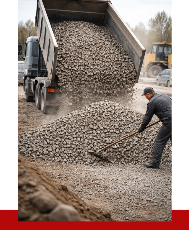 Гравий фракция 20-40 в Красногорске от 2540 р. доставка | ПРОНЕРУДКрр