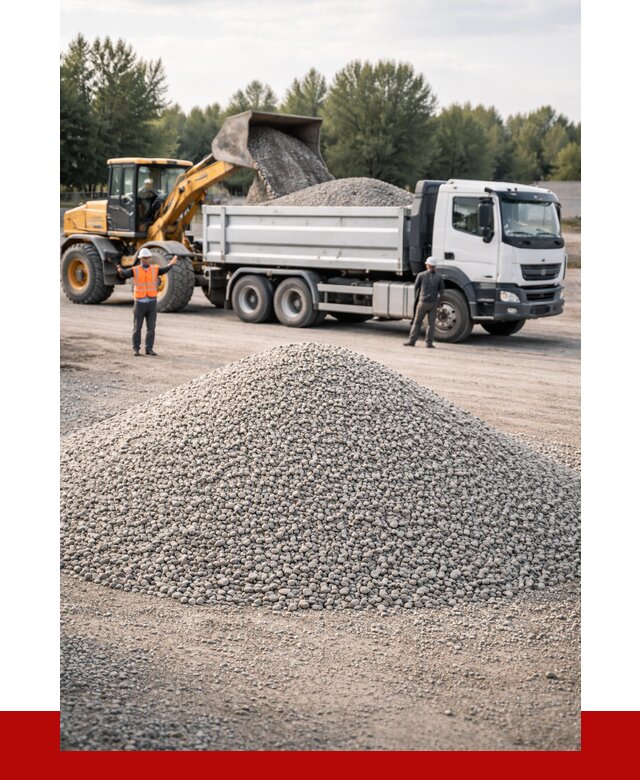 Купить мытый гравий в Красногорске от 3556 р, доставка ПРОНЕРУДКрр