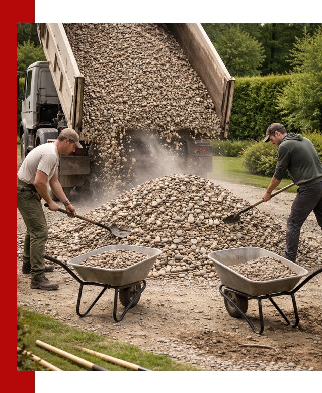 Доставка и продажа декоративной гальки в Красногорске