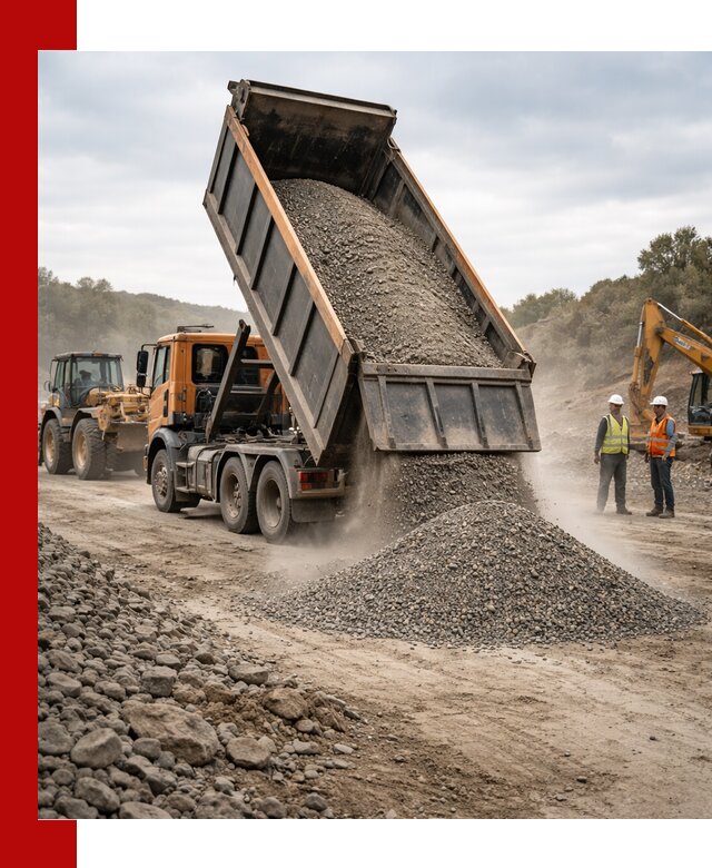 Щебёночно-песчаная смесь ЩПС С1 с доставкой в Красногорске