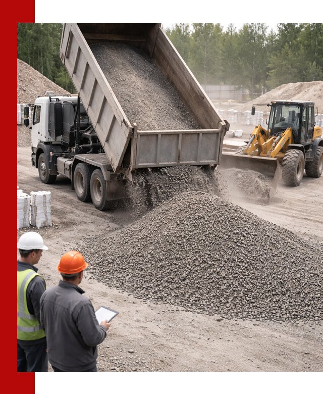 Доставка и продажа гранитного отсева 0-10 в Красногорске