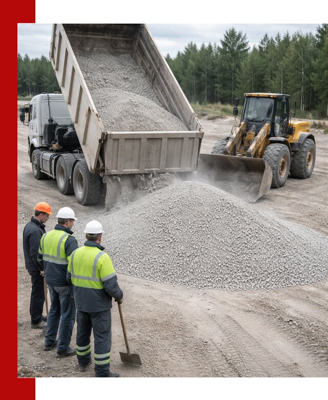 Известняковый отсев 0-5 доставка в Красногорске быстро и выгодно