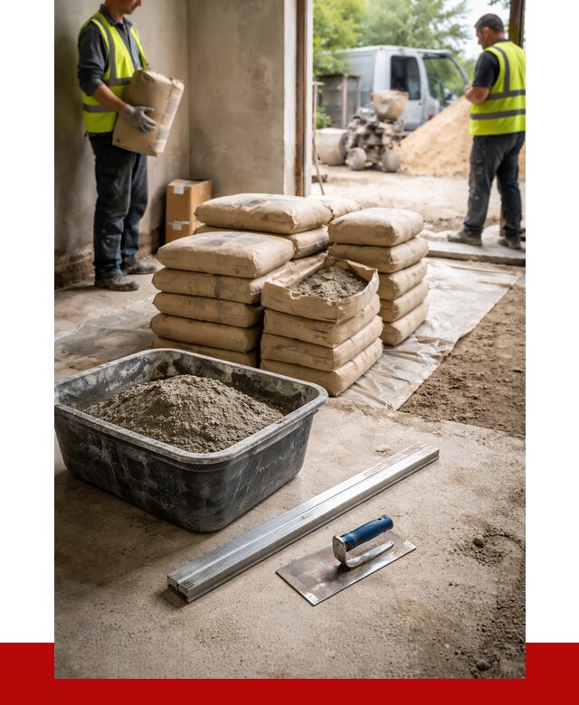 Купить сухую смесь для стяжки в Красногорске от 4572 р. | ПРОНЕРУДКрр