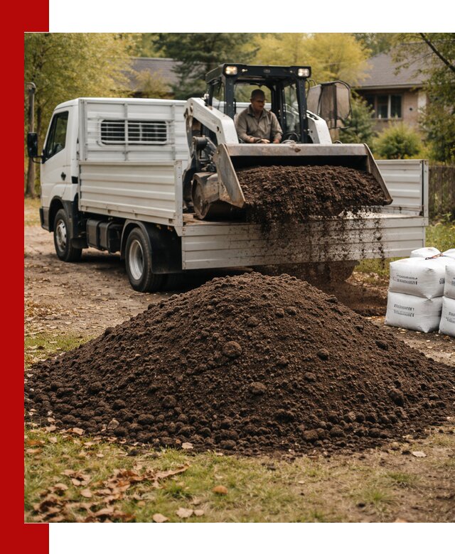 Доставка садовой земли в больших объёмах в Красногорске