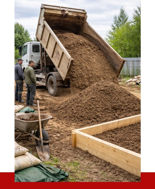 Торфо песчаная смесь в Красногорске с доставкой от 1880 р. | ПРОНЕРУДКрр