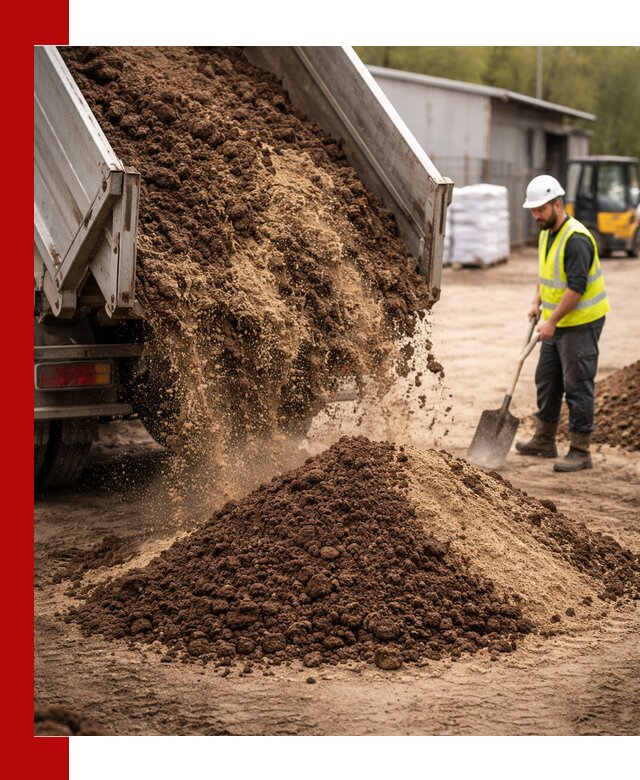 Доставка торфо-песчаной смеси в Красногорске для строительства и озеленения