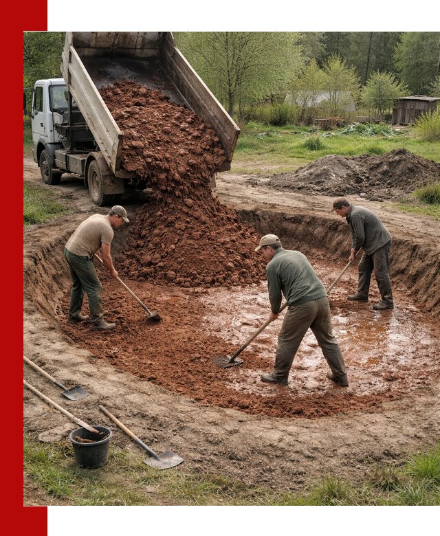 Купить качественную глину для пруда в Красногорске