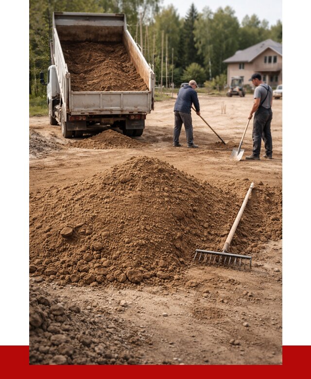 Суглинок для планировки в Красногорске с доставкой от 4268 р. | ПРОНЕРУДКрр