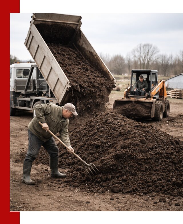 Доставка и продажа перегноя в Красногорске быстро и дешево