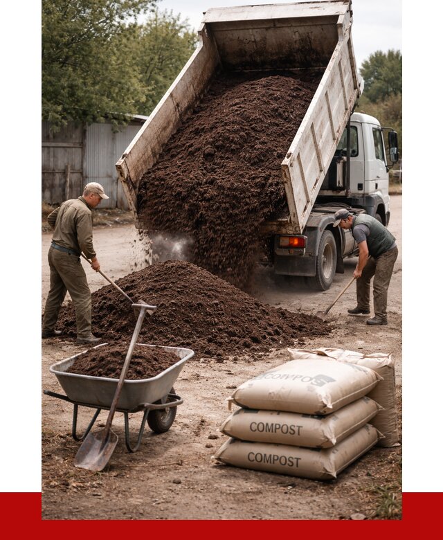 Купить компост в Красногорске от 4268 р. за куб с доставкой | ПРОНЕРУДКрр