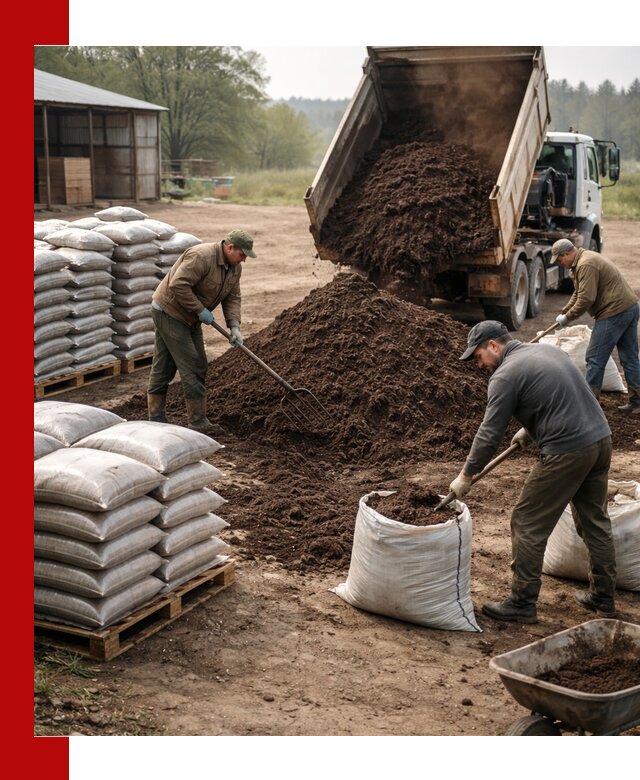 Доставка компоста оптом и в розницу в Красногорске