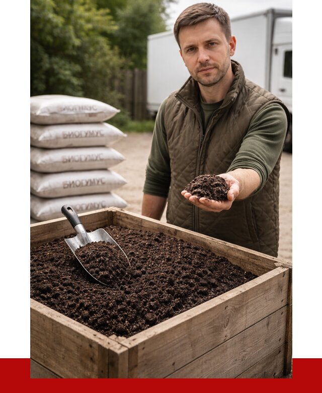 Купить биогумус в Красногорске с доставкой от 8637 р. за куб | ПРОНЕРУДКрр