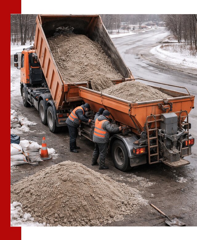 Поставка и вывоз пескосоля в Красногорске оптом и в розницу
