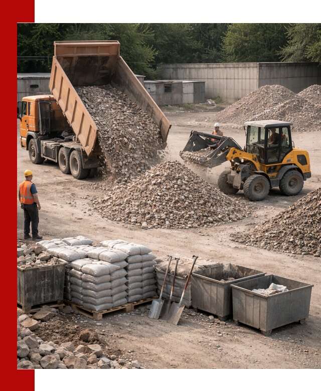 Вторичные материалы для отсыпки в Красногорске — поставка и доставка