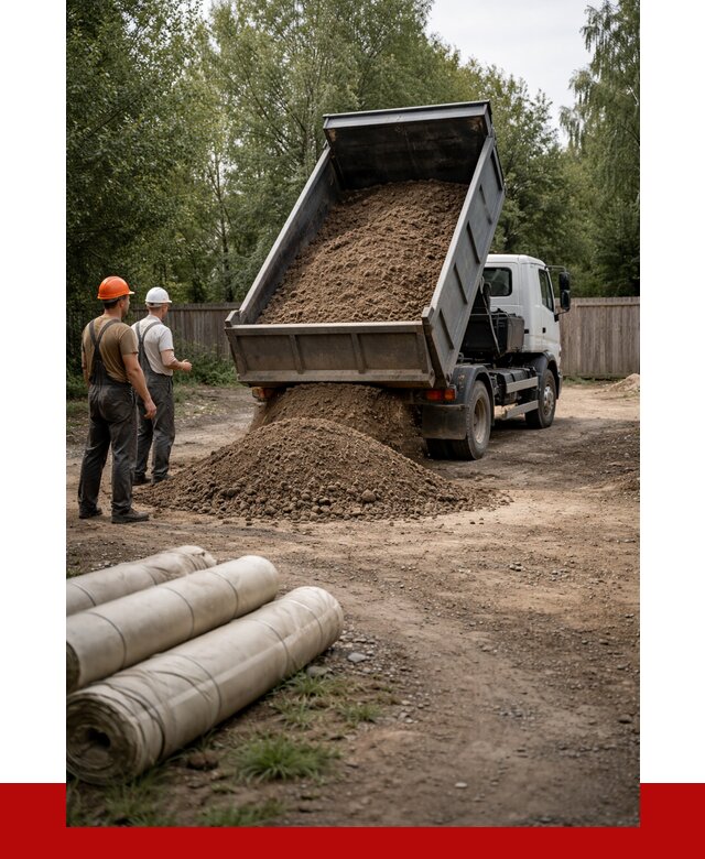 Доставка сыпучих материалов самосвалом в [cvi] от 4268 р. | ПРОНЕРУДКрр