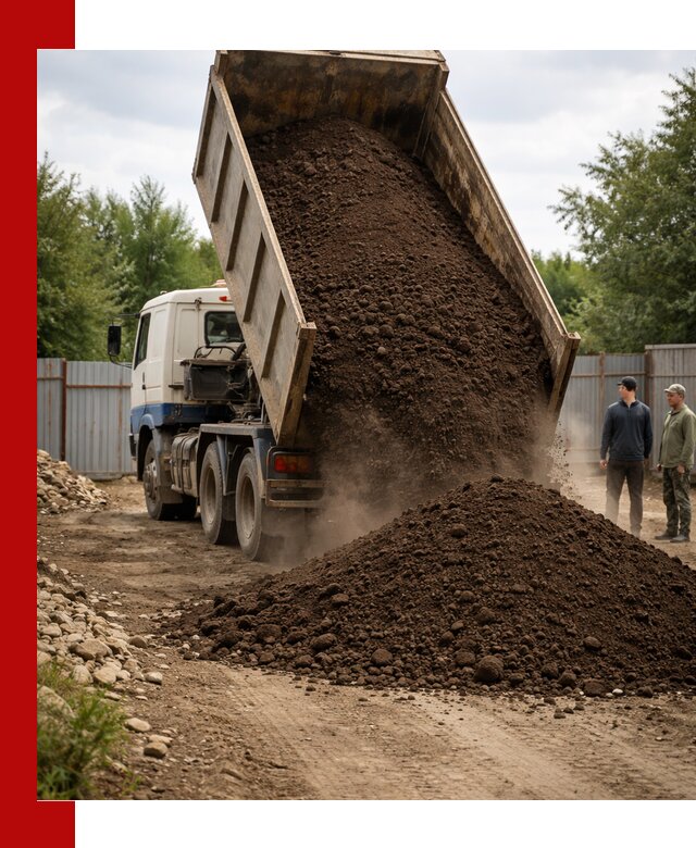 Доставка самосвалом 10 кубов в Красногорске быстро и надёжно