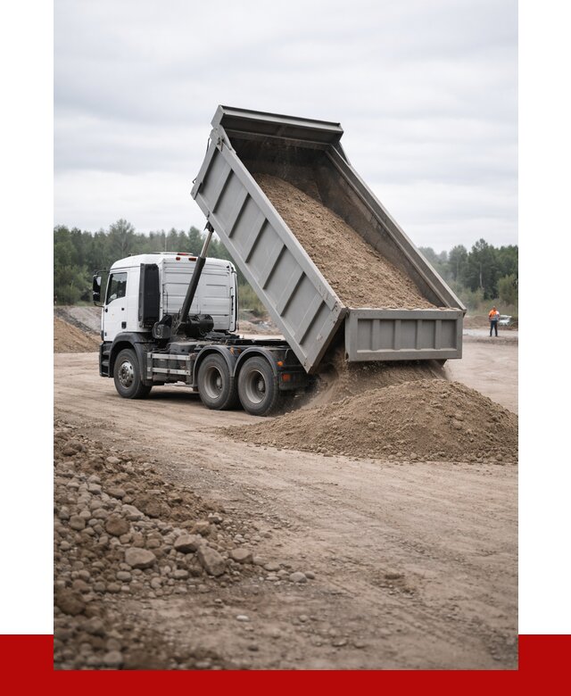 Доставка самосвалом 15 кубов в Красногорске от 6605 руб. | ПРОНЕРУДКрр