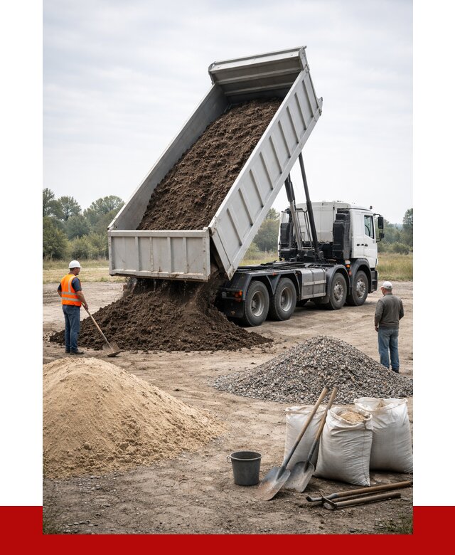 Доставка самосвалом 30 кубов в Красногорске от 8637 р. | ПРОНЕРУДКрр