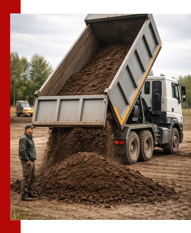 Аренда самосвала с водителем в Красногорске для сыпучих грузов и навоза