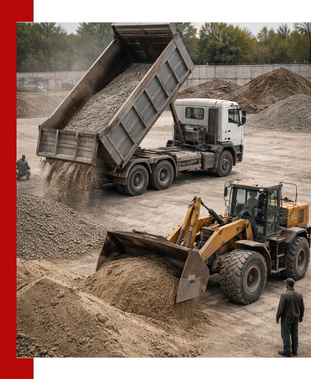 Перевозка сыпучих грузов самосвалами и бортовыми в Красногорске