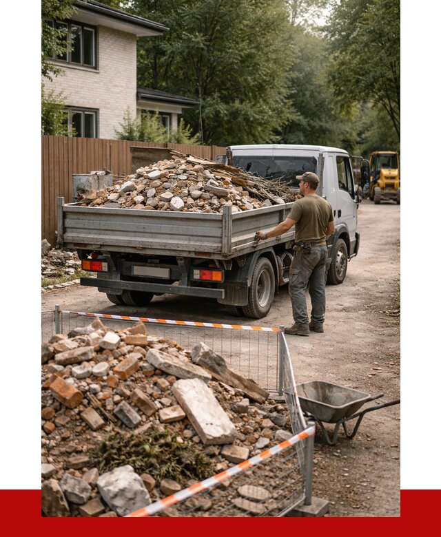 Вывоз строительного мусора с погрузкой в Красногорске от 7621 р | ПРОНЕРУДКрр