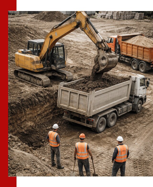 Разработка грунта для строительства и благоустройства в Красногорске