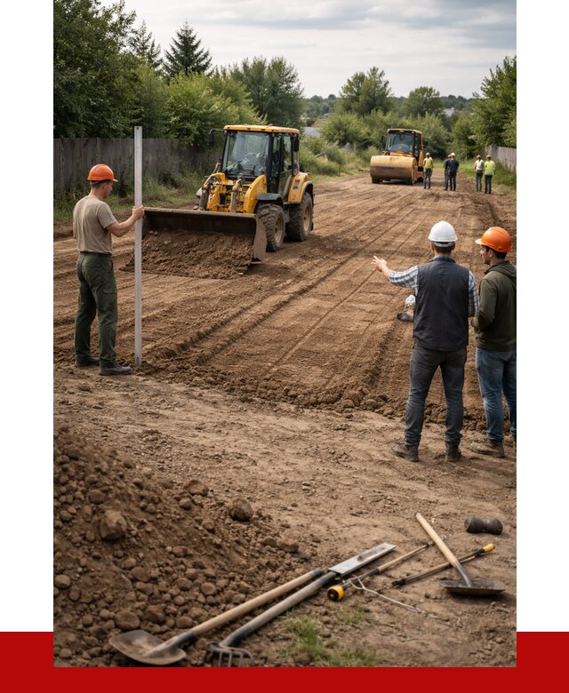 Планировка участка грунтом в Красногорске от 4572 р ПРОНЕРУДКрр